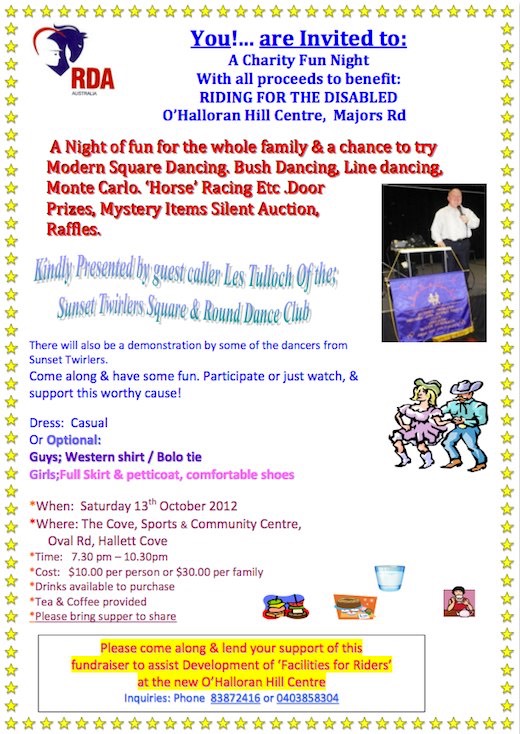 Riding for the Disabled Charity Fun Night